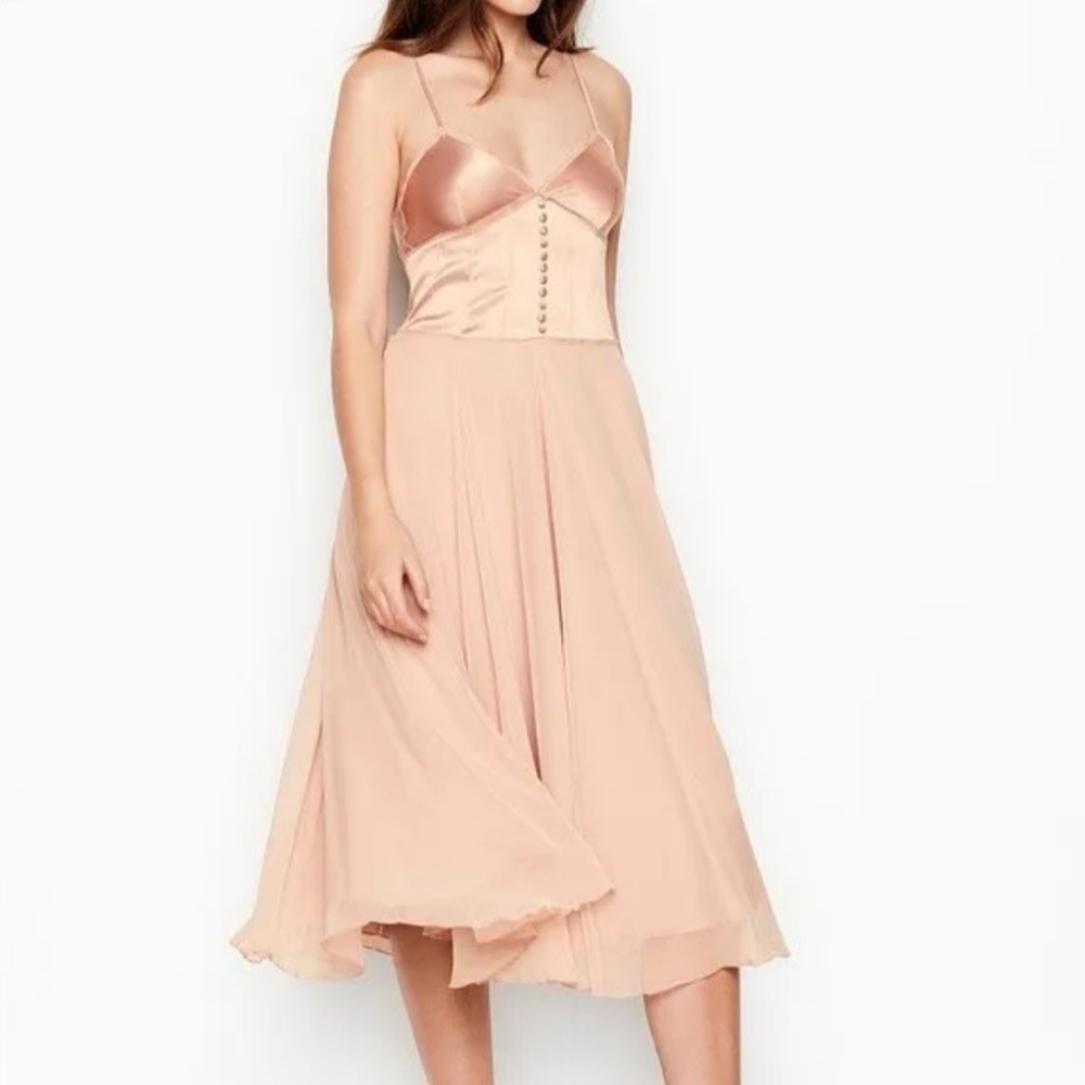 Victoria's Secret Chiffon Corset Dress